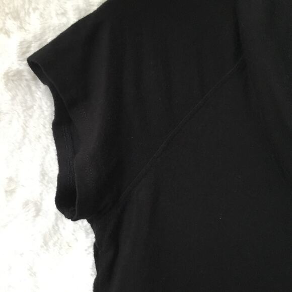 Tahari Black Short-Sleeve Cowl Neck Top - Picture 5 of 13